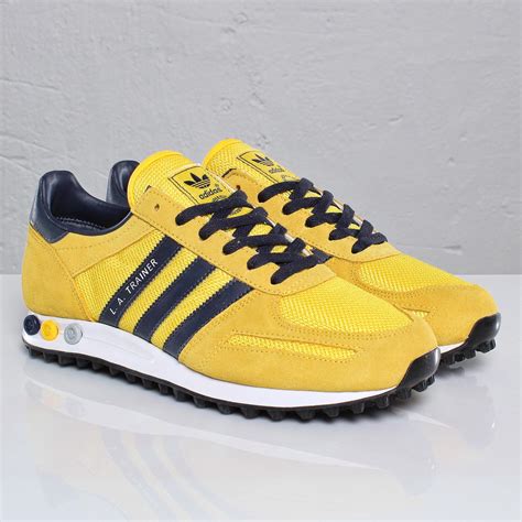 adidas la trainer yellow|la trainer sneakers.